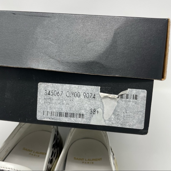 Saint Laurent Sneakers Slip On New in Box 38.5 - Picture 11 of 12